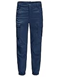 schnelltrocknend Jack Wolfskin Unisex Kinder Freizeithose, dark indigo, 164