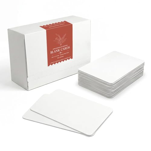 300 Pack 2.3x4 Blank Cards 18pt White Kraft ACEO-Style Gift Tags