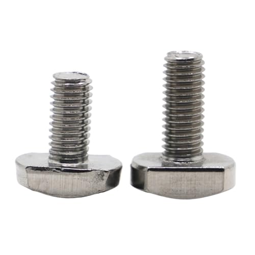 Tornillo de cabeza de martillo M10 y 20 mm para riel en forma de T de acero 304