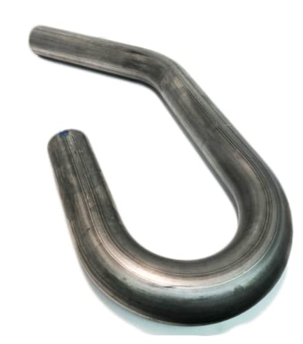 2 1/4" 2.25" Aluminized Mandrel Bend Exhaust Pipe Combo U J Khaos Motorsports #TOP8