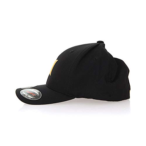 Image of Hurley Mens Baseball Cap - Moisture Wicking Curved Brim Flexfit Fitted Hats for Men with H2O-Dri Sweatband (Sizes: S-XL)