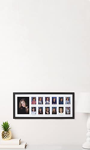 Pearhead School Days Graduation Frame, Celebrate Milestones By Sharing Photos From Kindergarten To Graduation, Graduation Party Decor, K-12 School Picture Frame, Wall Mount, 13 Photos #TOP3