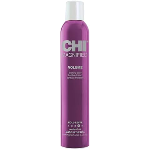 CHI Magnified Volume Finishing Hair Spray, Boosts Volume & Body For Maximum Fullness, Builds Resilience & Strength & Adds Shine, 12 Oz Cover