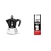Bialetti New Moka Induction Caffettiera Adatta All'Induzione, 6 Tazze, 280 Milliliters, Alluminio, Nero & Perfetto Moka Caffè Macinato, Gusto Classico - 1 X 250 Gr