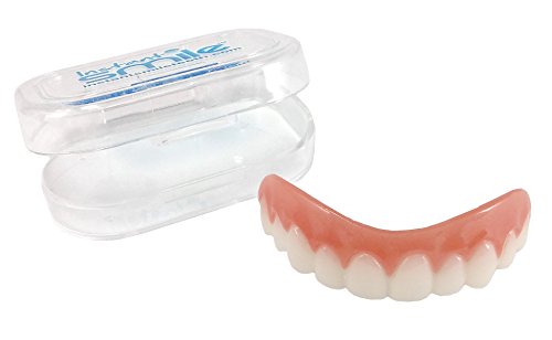 Instant Smile Flex 2Pk - Bright White Shade - One Size Fits Most. Fix Your Smile At Home In Minutes! Comfortable Upper Cosmetic Veneer For A Perfect Smile! #TOP5