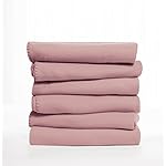 Fleece Throw Blanket Set Bulk for Travel Kids Outdoor Wedding Pet (Pink, Pack of 6 50x60 Inches) - Image 4