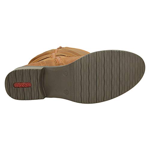Rieker 98860, Damen Hohe Stiefel, Braun (nuss/nuss 22), 42 EU (8 UK)