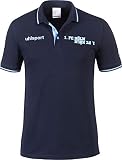 Marca: uhlsport uhlsport F95 Leisure 19/20 Polo Infantil, Azul Marino/Azul Cielo, 140 Unisex niños