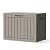 Treillage Tale Outdoor Storage Box, 45 Gallon Waterproof Deck Box for Backyard Garden Tools, UV-Resistant Lockable Outside Storage Box for Patio Cushions, Package Delivery Box, Grey