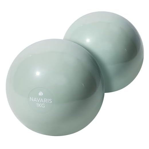 Navaris Pelotas tonificantes de pilates – Bolas pequeñas con peso para pilates, juego de pelotas de ejercicio de mano suave, ejercicios pliométricos de entrenamiento de fascia, ejercicios de