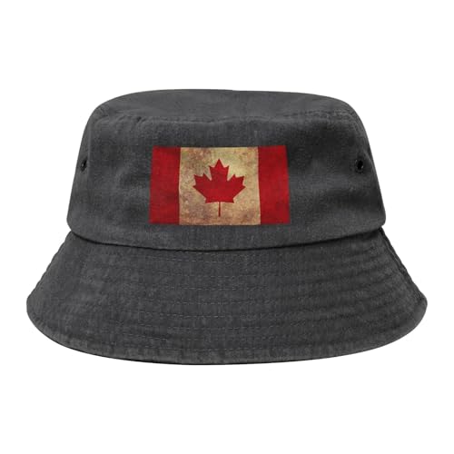 Flag of Canada Bucket hat - Cotton Sun hat - Unisex