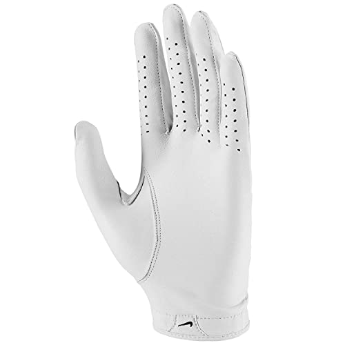 nike mens tour classic iv left hand white golf glove