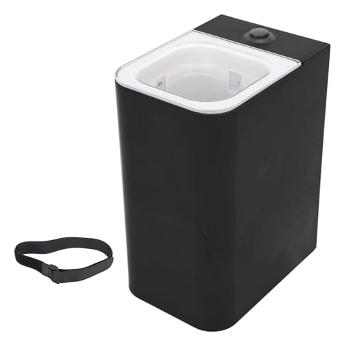 Pilipane Fishing Bait Filling Light ABS Portable LED Bait Light Source Lamp for Outdoor Night Fishing Tackle Tools (Black)