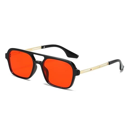 Lunettes de soleil carrées pour vacances à la plage et shopping urbain