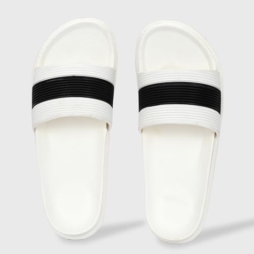 Image of Centrino Slides for Men | Comfortable & Stylish with Soft Insole | Trendy Design with Support Strap | Perfect for Spring Summer Travelling, Walking