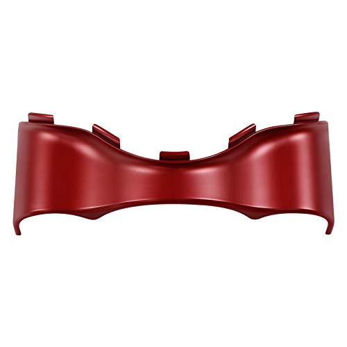 Image of Wicked Red Denim Batwing Outer Fairing Skirt Fit For Harley Touring Electra Glide Street Glide Ultra Limited 2014-2023