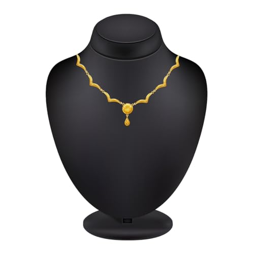 Image of P.C. Chandra Jewellers Swarna Rekha 22KT (916) Yellow Gold Necklace for Women & Girls - 1.22 gram