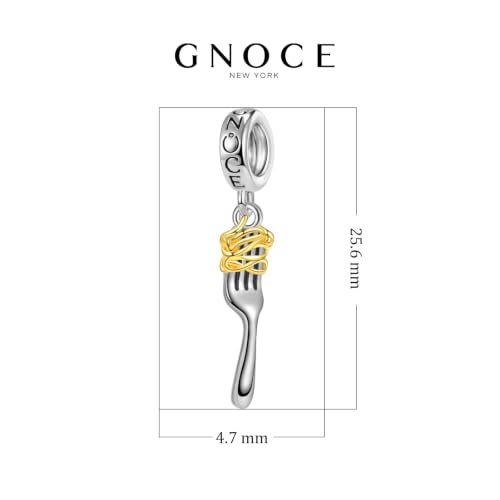 Image of GNOCE Food Themed Charm Beads Fit Charm Bracelet Necklace for Women