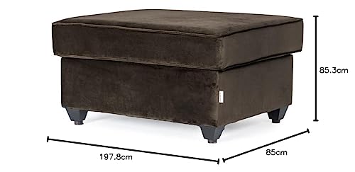 Image of Wakefit Sofa Set | 3 Year Warranty | Sofa 3 Seater, 3 Seater Sofa for Living Room, Wooden Sofa Set, 3 Seater + Left Aligned, Sofa for Living Room - Napper(Fabric-Velvet : Stone)