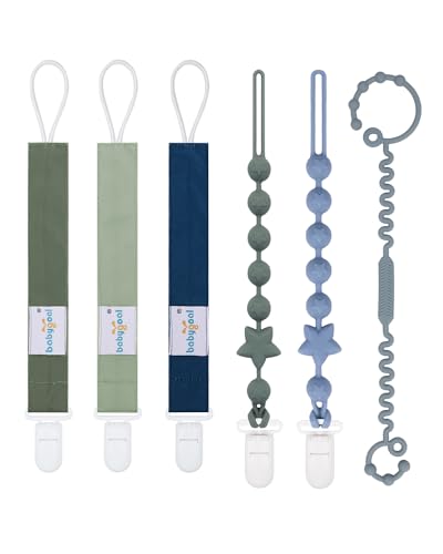 Image of babygoal Pacifier Clips Set of 6