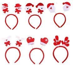PartyFlex Christmas Santas Snowman Velvet Hair Bands For Girls/Women (Pack of 2) Red (B08NSNHZHS) Amazon Price History, Amazon Price Tracker