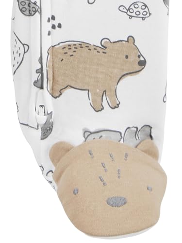 Simple Joys by Carter's Baby Neutral 2-Pack Cotton Footed Sleep and Play - Image 5