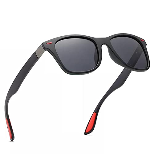 Image of Dervin UV 400 and Polarized Square Sunglasses Shades for Men & Women