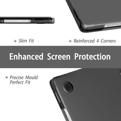 Image of ProElite Cover for Samsung Galaxy Tab A11 Plus 11 inch Case Cover, Smart Flip Case Cover for Samsung Galaxy Tab A11+ 11 inch Translucent Back with Stylus Pen, Lavender