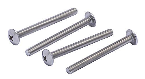 #10-32 X 2" Stainless Phillips Truss Head Machine Screw, (25 pc), Fine Thread, 18-8 (304) Stainless Steel, by Bolt Dropper
