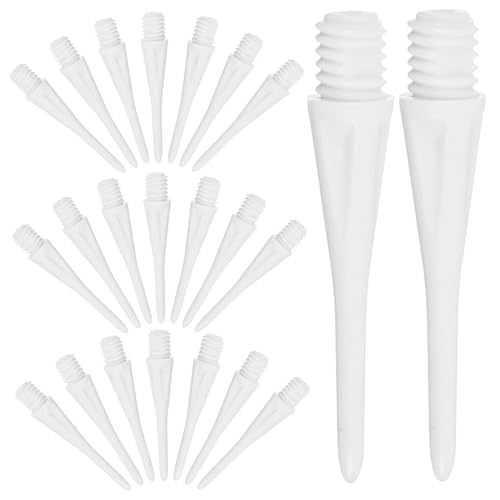 Outanaya 50 Stück Dartspitzen Ersatzset Weiß