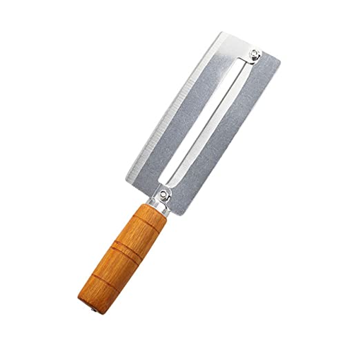 IWOWHERO Couteau Éplucheur INOX Multifonction pour Ananas et Canne à Sucre avec Manche Outil de Cuisine Pratique et Portable et