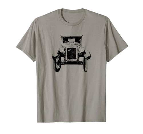 Austin 7 1920s-1930s vintage British classic car black T-Shirt