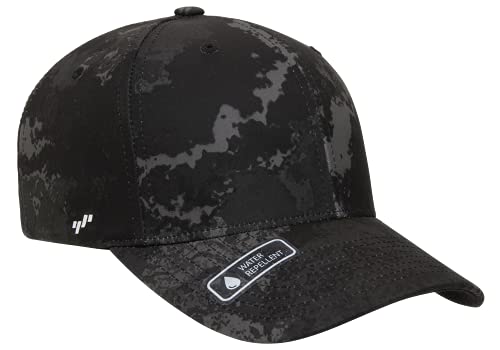 Flexfit Unisex Veil Camo Baseball Cap, Poseidon, Small-Medium