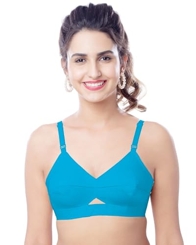 Image of Brida Kavya Xtrasoft Cotton Round Stitch Minimizer Bra - Full Coverage, Plus Size