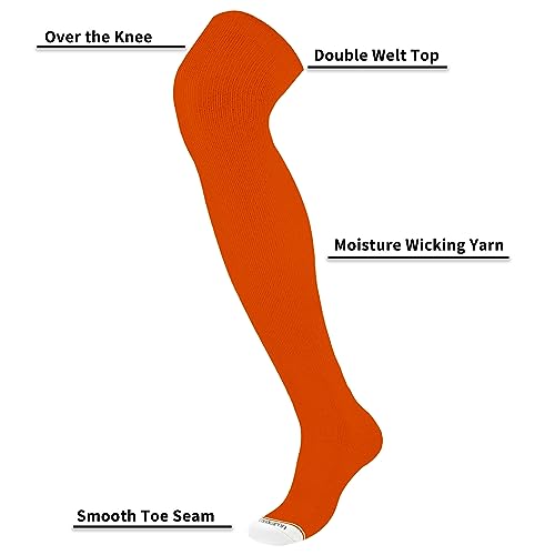 Image of Elite Baseball /Softball Socks Over The Knee, Extra Long Football Socks