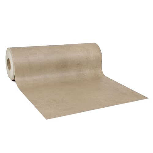 GIURI TESSUTI - Pavimento PVC - Rivestimento in Vinile H 100cm Venduto al Metro Lineare - Superficie Antiscivolo Impermeabile e Supporto in Tessuto Insonorizzante (LUNAR CLAY)