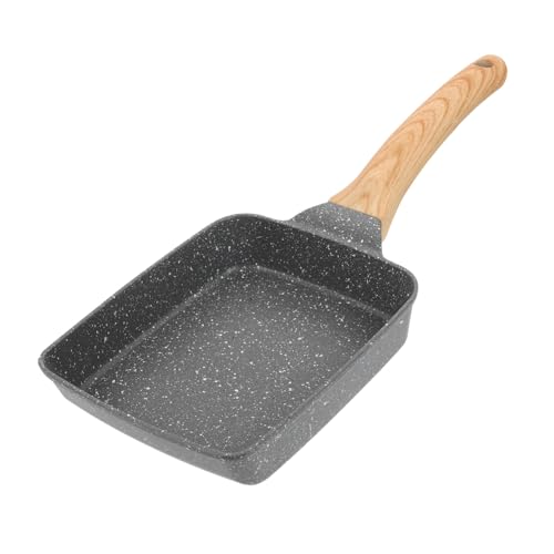 DOITOOL Sartén Antiadherente de Aluminio Resistente para Cocinar Mango Ergonómico Seguro Ligera y Compacta para Tortillas y Panqueques Casa o Exteriores