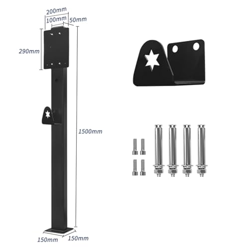 Support de borne de recharge VE intérieur et extérieur pour garage