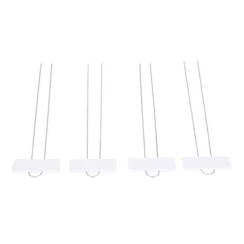 Yechiry 30 Marcadores de Plantas de Paquetes, Etiquetas de Plantas de Metal para Jardín Al Aire Libre, Marcadores de Jardín de Acero Galvanizado para Plántulas, Verduras, Identificación de Flores -