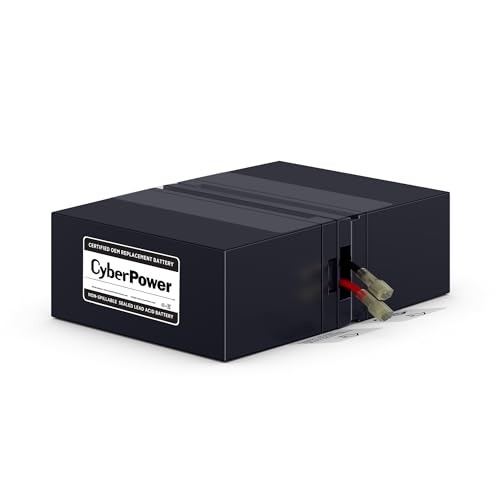 CyberPower RB1280X2A UPS Replacement Battery Cartridge Maintenance-Free User Installable 12V/9Ah