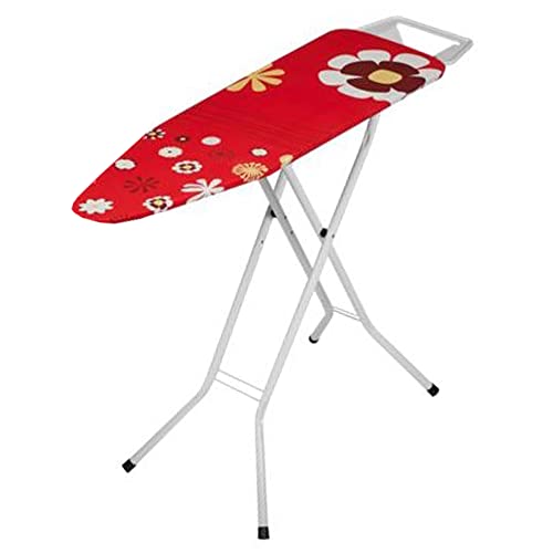 Planche à repasser flowerne rouge pour un soin du linge rapide dans le salon