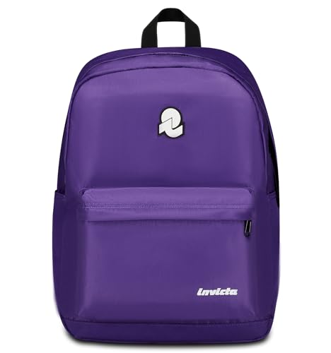 Sac à dos Invicta Carlson Violet : mono compartiment avec poche PC pour l'école