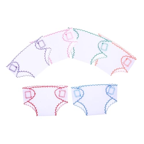 HOOTNEE 6 Piezas de Tela para Mini muñecas Vestir de muñeca Disfraz de pañal muñecas nappias y Accesorios Jugar para muñecas Accesorios para muñecas de bebé paño