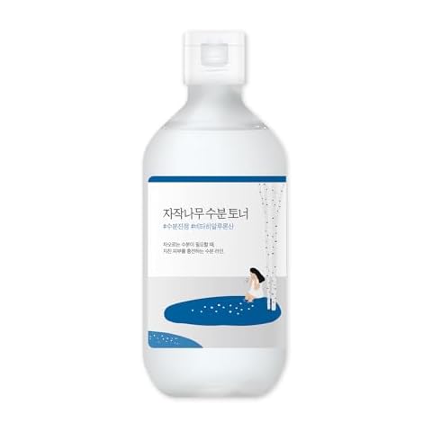 ROUND LAB Birch Juice Moisturizing Toner 300ml / Vita Hyaluronic Acid, Alcohol-Free, Fragrance & Essential oil-Free Hydrating Toner Cover