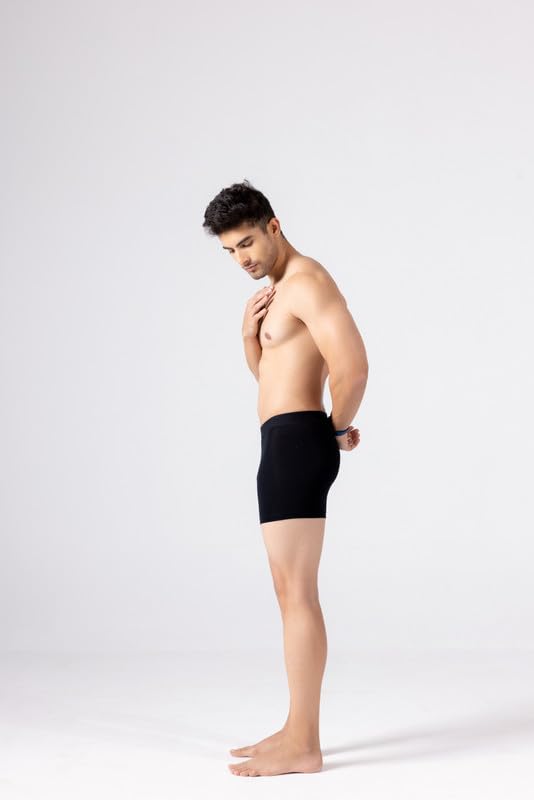 Image of HIELABS Micromodal Pouch Underwear for Men | Regular Fit Trunk | Ultra Soft & Breathable | Anti Odour | Ultrasoft Waistband | Men AllDayFit | Pack of 1 | Sizes S, M, L, XL, 2XL,3XL,4XL,5XL