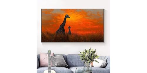 Kits d'art diamant girafe DIY par numéros, le cadeau manuel idéal - 3