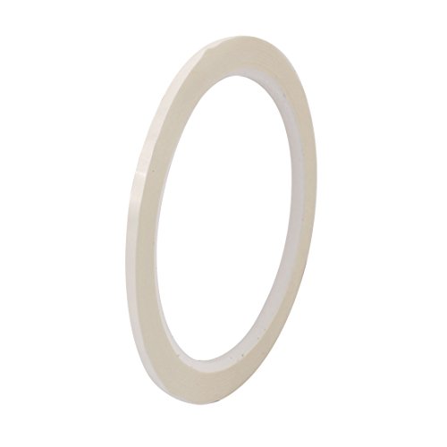 Generic 3mm Single Sided Strong Self Adhesive Mylar Tape 50M Length Flame Retardant Logo Tape White