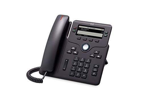 Cisco IP Business Phone 6861 with Multi-Platform Phone Firmware, 3.2-inch Display, Ethernet and Wi-Fi Connectivity, 1-Year Limited Hardware Warranty (CP-6861-3PW-NA-K9=) (Renewed)