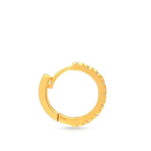 Malabar Gold & Diamonds 22k Yellow Gold Earrings for Women, Girls and Kids | 22 kt (916) BIS Hallmark Gold Stud Earrings for Birthday, Anniversary & Festive Gift - Image 4