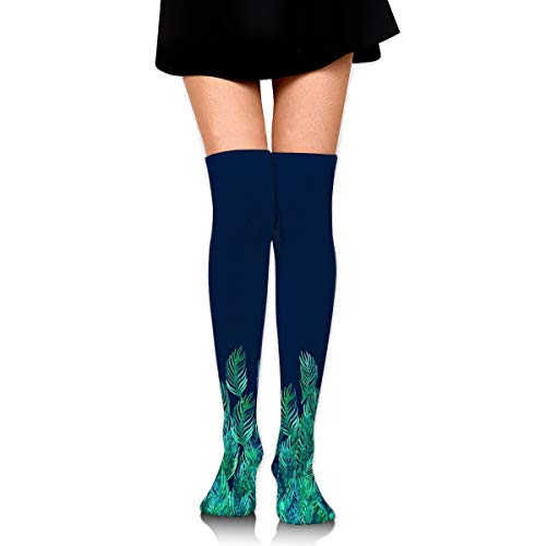 Navy Gradient Blue Thigh High 